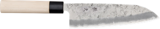 Coltello Santoku Ginsanko Nashiji Wa 170mm
